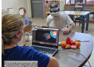 Rehabilitación motora de miembros superiores mediante Realidad Mixta